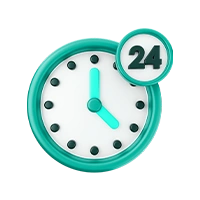 پشتیبانی 24 ساعته